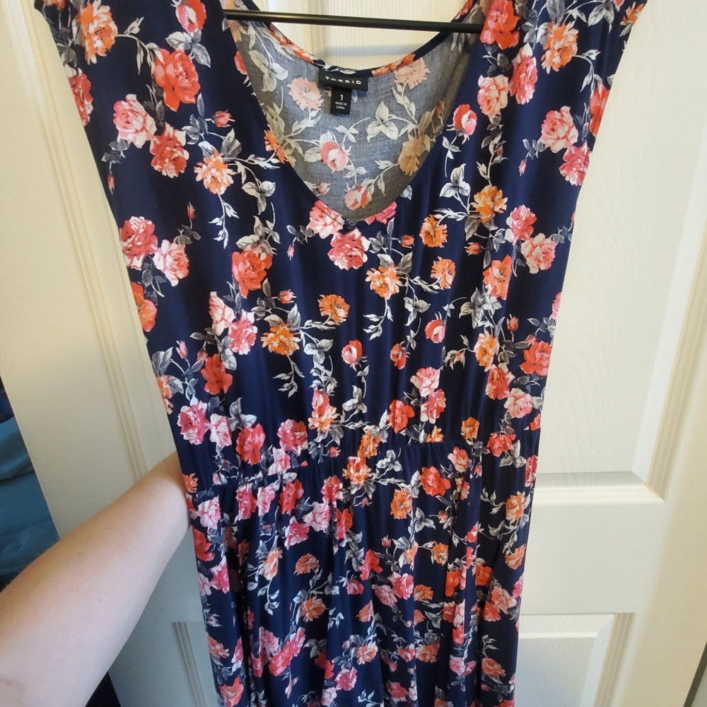 Torrid floral skater dress size 1